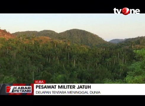 Pesawat Militer Jatuh di Kuba, Delapan Tentara Tewas