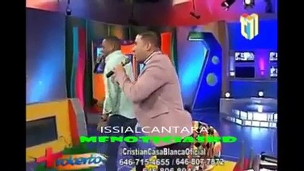 Cristian casa blanca regalando numeros públicamente en el programa de Robertico