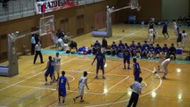 市立船橋vsアレセイア(1Q)高校バスケ 2015 KAZU CUP