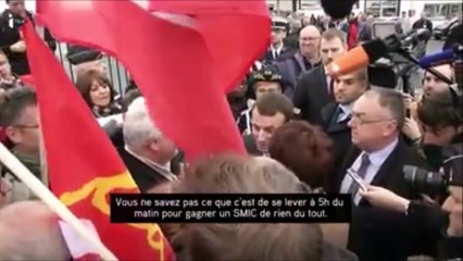 Macron éclate de rire devant le malheur des gens