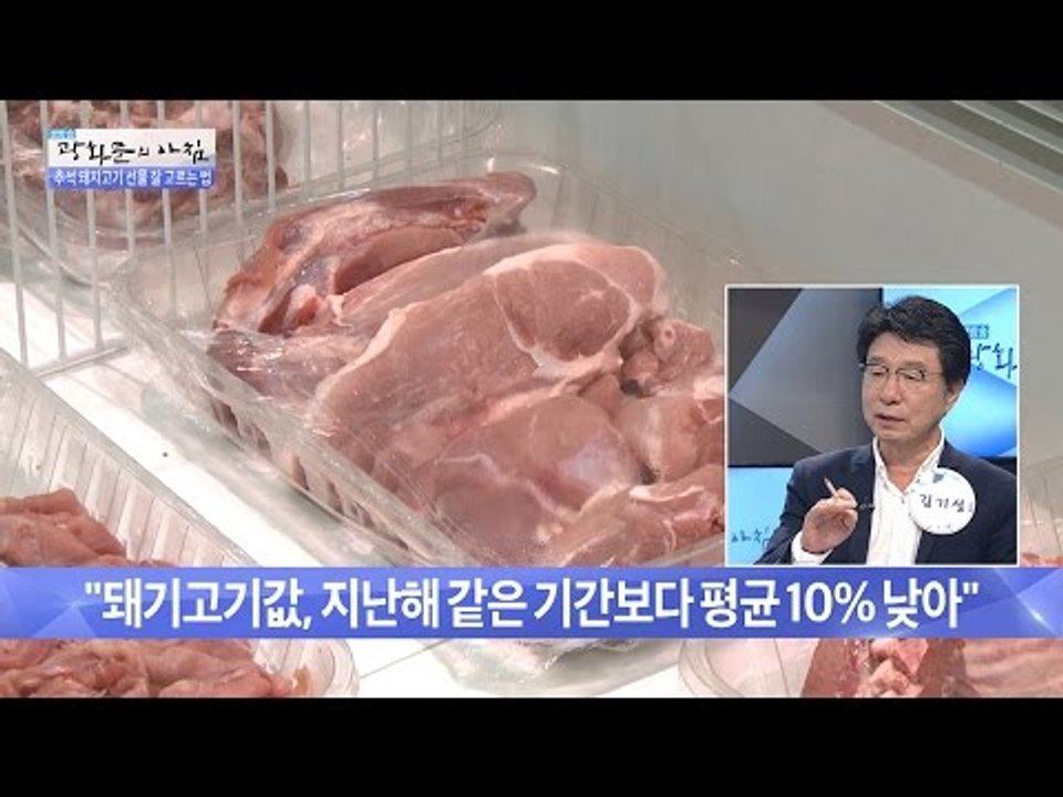 ‘김영란법‘ 5만 원 이하 돼지고기 선물세트는? [광화문의 아침] 303회 20160825