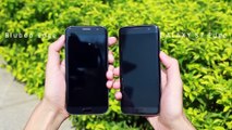 Bluboo Edge and Samsung Galaxy S7 Edge back covers comparison