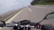 Tem'de Motosikletlilerin Yaptığı Kaza Kamerada