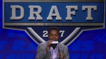Young fan announces Ravens' Round 1 pick