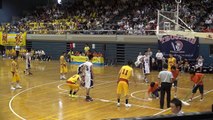 福岡大大濠vs北陸(3Q途中)高校バスケ 2014インターハイ2回戦