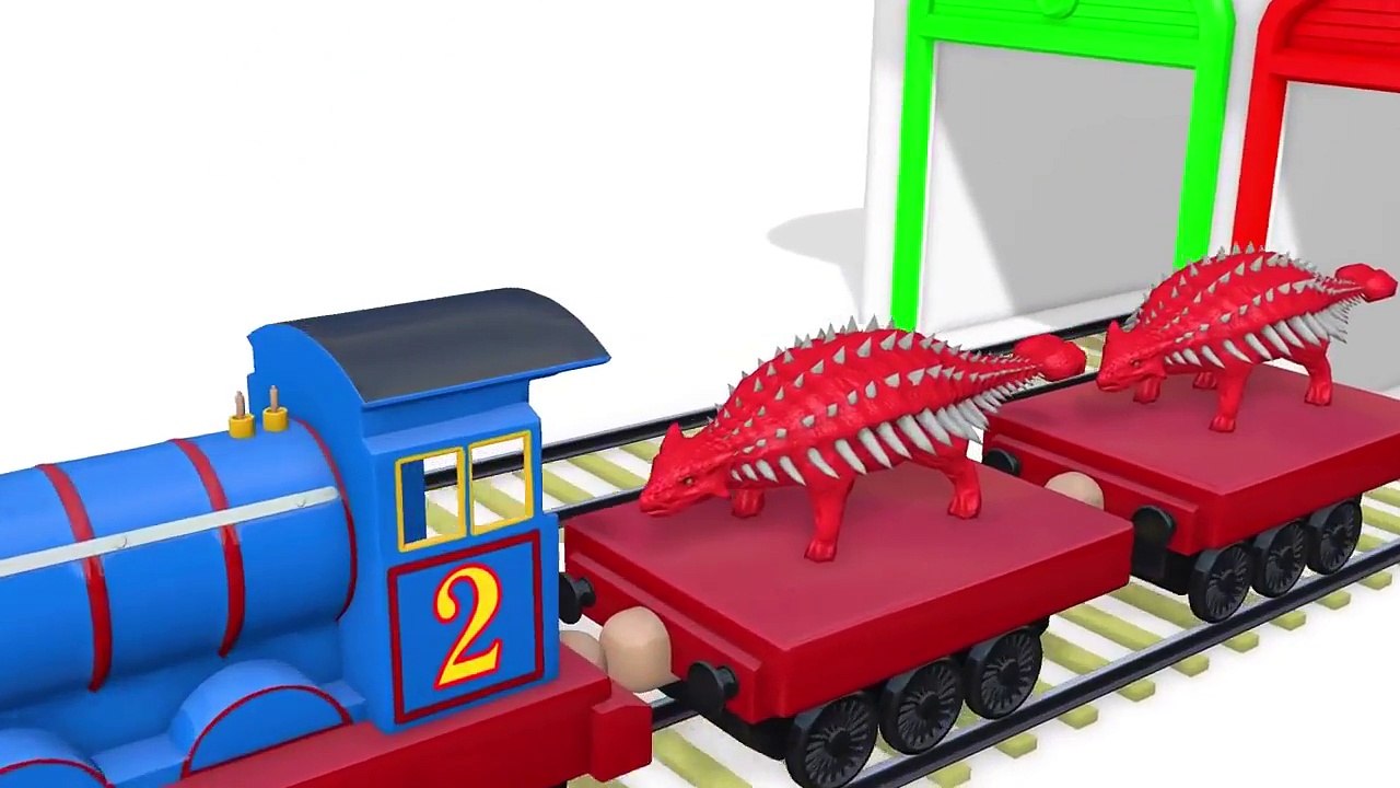 Learn Colors with Bus Dinosaurs for KIDS - Educational Video for Kids & Toddlers 2017