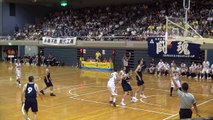 大阪学院大学vs能代工校(4Q)高校バスケ 2014インターハイ2回戦