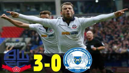 Bolton Wanderers vs Peterborough United 3 - 0 Highlights 30.04.2017 HD