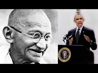 Gandhi Jayanti : Obama wants to dine with Bapu