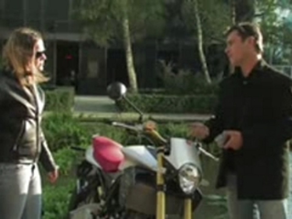 Un bloque disque pour moto avec une alarme