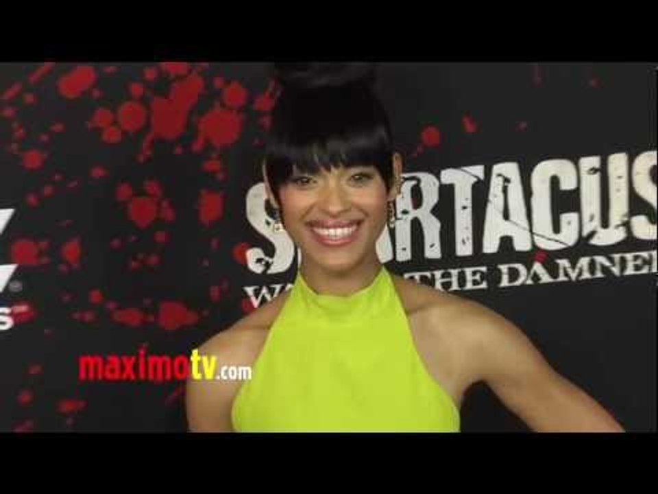 Cynthia Addai-Robinson "SPARTACUS War Of The Damned" Premiere Red Carpet ARRIVALS
