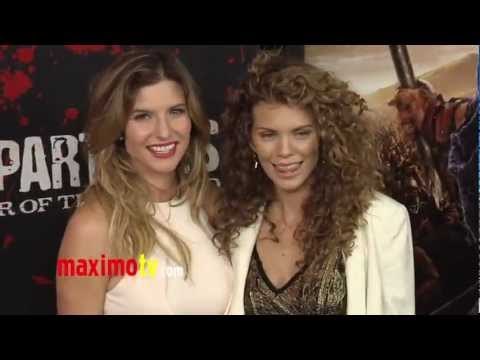 AnnaLynne McCord and Viva Bianca SPARTACUS War Of The Damned Premiere Red Carpet ARRIVALS