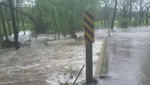 Heavy Rains Wash Out Roads, Bridges in Missouri