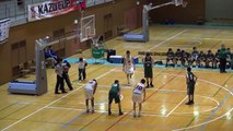 明成vs福岡第一(4Q)高校バスケ 2014 KAZUCUP決勝