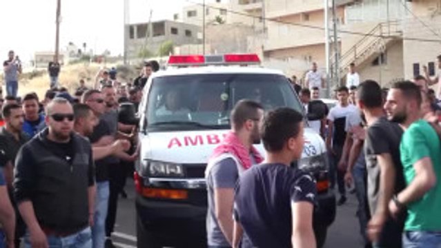 Israil Askerlerinin Öldürdüğü Filistinli Meşahira'nın Cenazesi Defnedildi