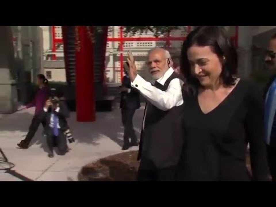 Modi, Modi chant welcomes PM Modi in Silicon Valley