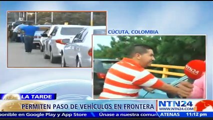 Habitantes de la frontera colombo-venezolana saludan apertura temporal del paso para vehículos