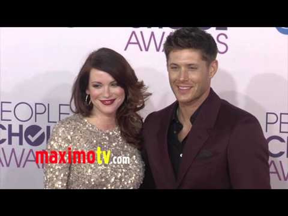 Jensen Ackles and Pregnant Daneel Harris People's Choice Awards 2013 Red Carpet Arrivals