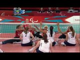Sitting Volleyball - Women's Semifinal - UKR versus USA - London 2012 Paralympic Games