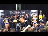 Thurman Garcia faceoff - esnews boxing