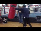 Funny - Brandon Rios Boxing-Karate Heavy Bag Work - esnews boxing