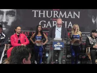 Keith Thurman Danny Garcia FACEOFF AND FULL PRESSER