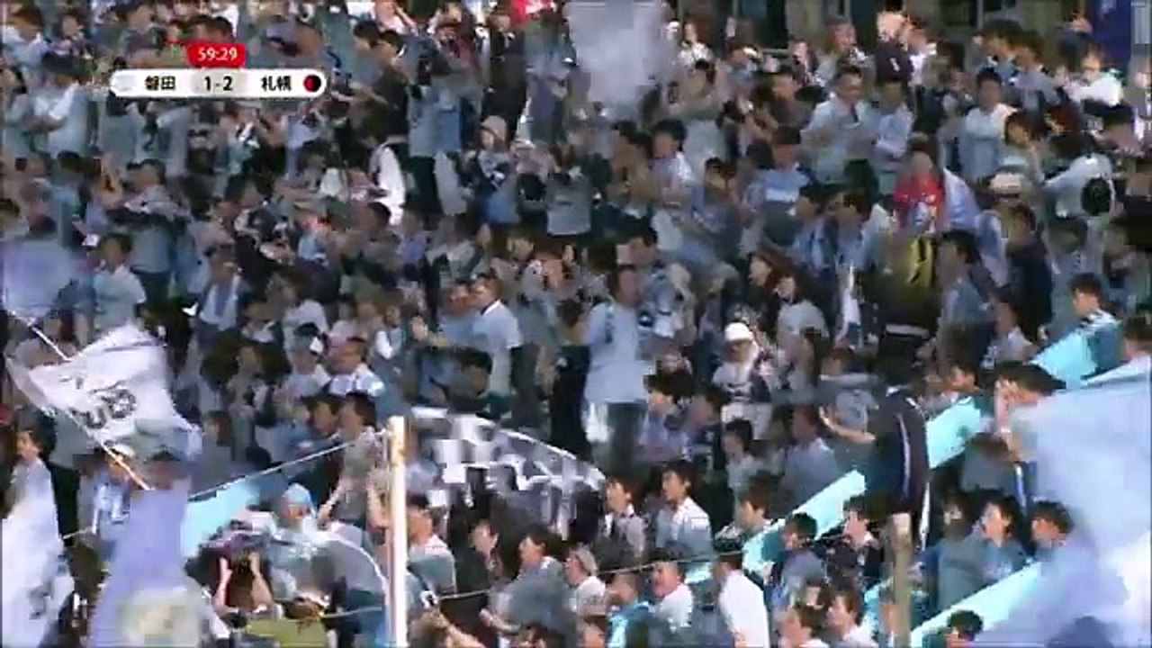Iwata 1:2 Consadole Sapporo (Japanese J League. 30 April 2017)