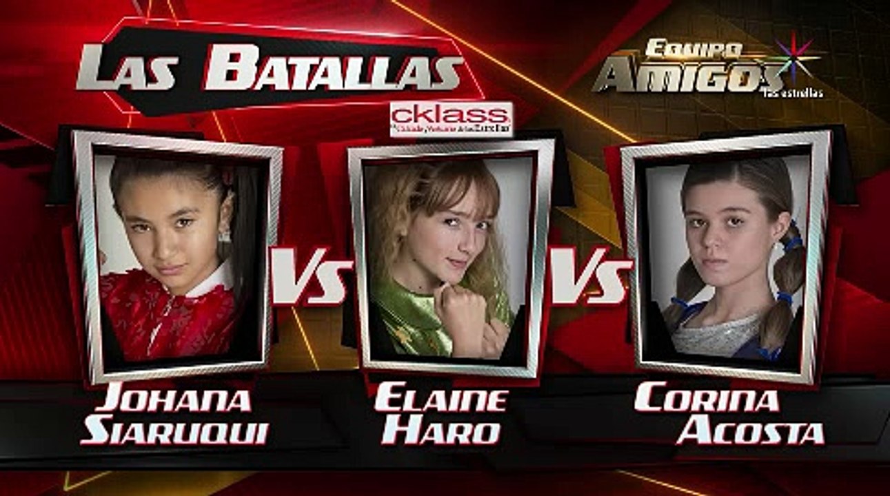 Corina, Elaine Haro, Joana Siaruqui  "Entre tu y mil mares" La Voz kids - Las Batallas
