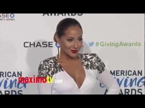 Adrienne Bailon BOOTYLICIOUS! 2nd Annual American Giving Awards ARRIVALS