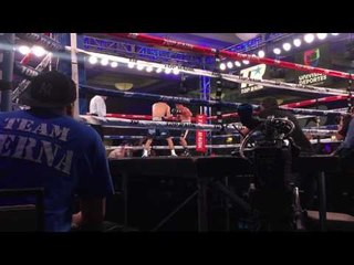 tim bradley working the corner of future champ dominic serna - esnews boxing