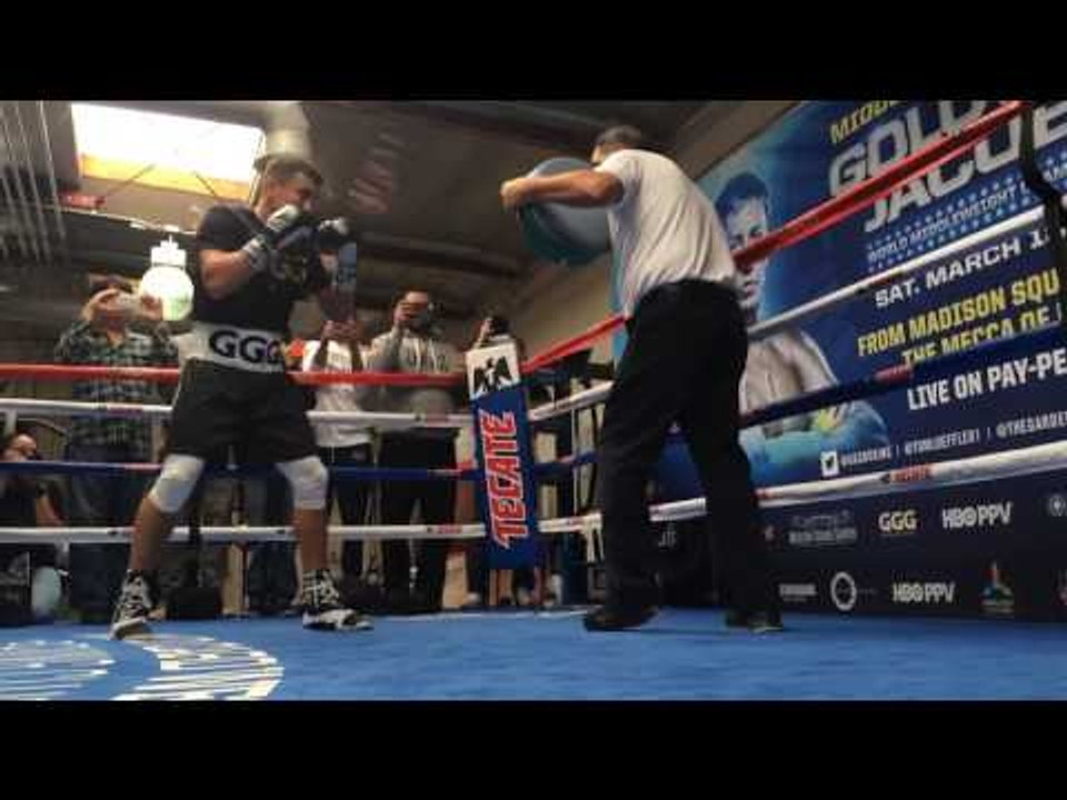 Sick Power Gennady Golovkin Dropping Bombs Ready For Jacobs - esnews boxing
