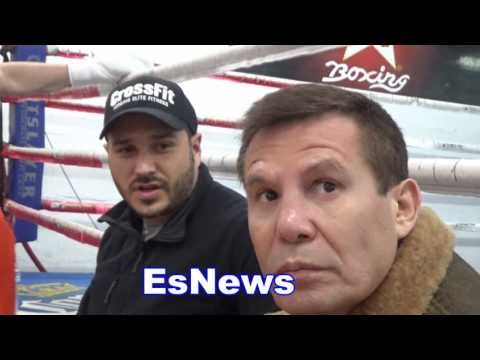 Julio Cesar Chavez In Camp With His Son Chavez Jr For Canelo Alvarez Fight