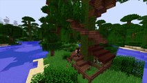 How To Build A Jungle Survival Starter House! - Minecraft 2017
