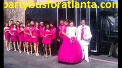 Party bus Atlanta - Great experience for all weddings!