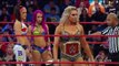 WWE RAW 01-09-17 Sasha Banks & Bayley vs Charlotte & Nia Jax