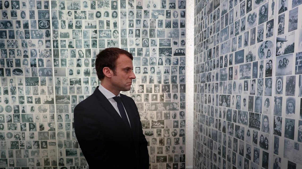 Macron warnt im pariser holocaust-museum