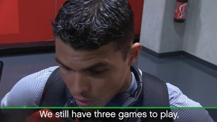 Скачать видео: PSG still in Ligue 1 title race - Thiago Silva