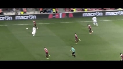 Angel Di Maria RED CARD - Horrible Tackle - Nice VS PSG 4-30-17