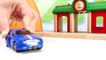 Toy Car Construction - Bussy & Speedy RENAULT MEGANE - Toy Train Trip! Trains for Kids.Toy Cars-8MO7L6h_