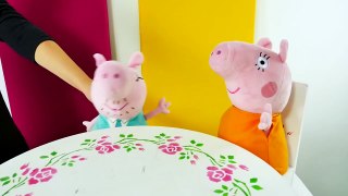 Video Peppa Pig  Peppa Family Breakfast  Peppa Pig Toy Movie for Kids-d