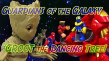 Guardians of the Galaxy Vol. 2 Giant Baby Groot Star-Lord Drax Spiderman Rocket Raccoon Fight Thanos-oAN0Qpp