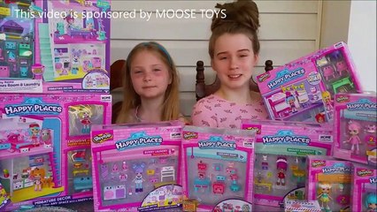 Shopkins HAPPY PLACES Season 2 Shoppies, Petkins, Happy Homes Dollhouse Playsets HUGE UNBOXING!!!-lgb