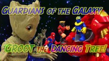 Guardians of the Galaxy Vol. 2 Giant Baby Groot Star-Lord Drax Spiderman Rocket Raccoon Fight Thanos-oAN0Qpp