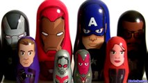 Team Captain America CIVIL WAR Stacking Cups Surprise Team IRON MAN Nesting Toys Surprise-_ZtKAY