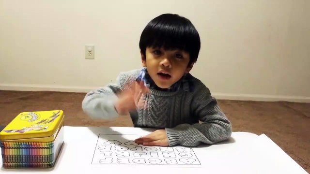 Crayola Crayon, Learning ABC phonics by coloring with Crayola Crayons _ ABC song video for children-LqD