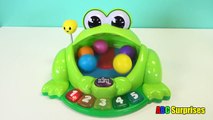 Learn COLORS & Counting Numbers Preschool Toys for Kids Pop Giggle Pond Pal Frog ABC Surprises-OcF