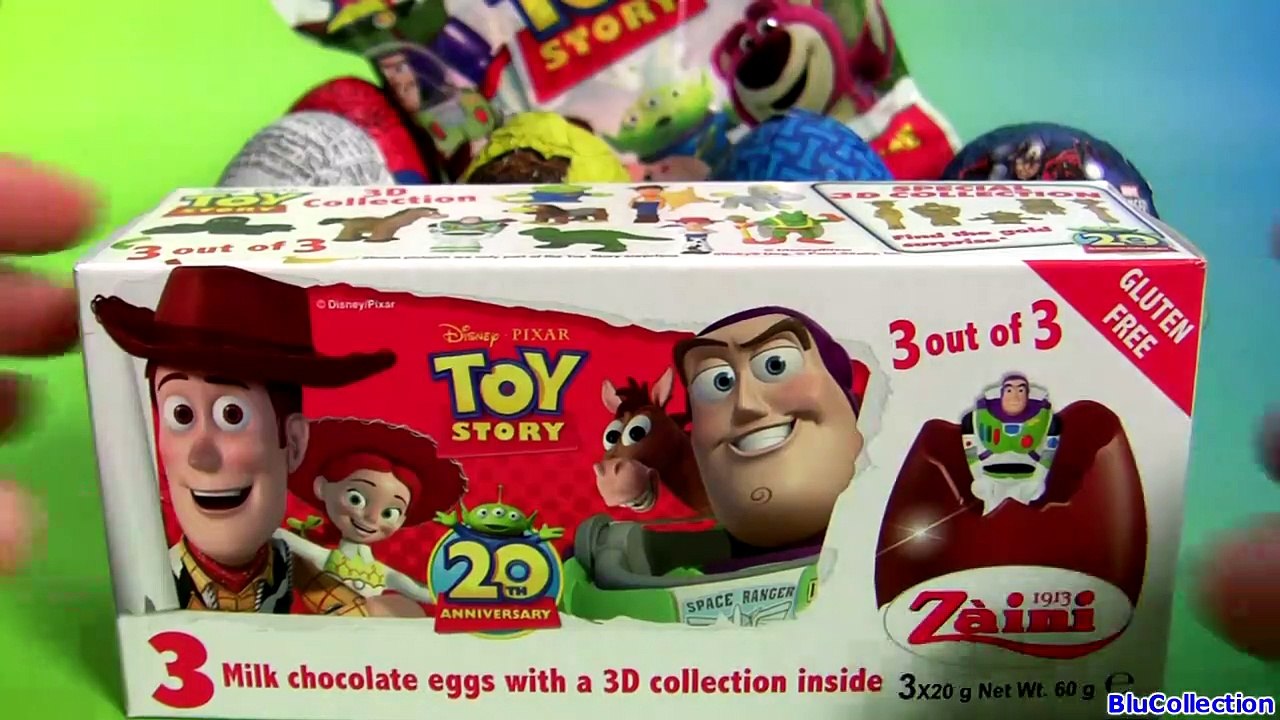 Surprise Eggs 4 Toy Story Kids Toys Kinder Surprise Avengers Assemble Paw Patrol Angry Birds-wMXFJjro