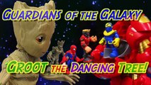 Guardians of the Galaxy Vol. 2 Giant Baby Groot Star-Lord Drax Spiderman Rocket Raccoon Fight Thanos-oAN0Qpps