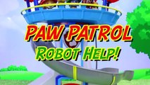 Paw Patrol Kidnapped and Jailed Caged Saved by Ryder and Robo Dog with Big Rig Robot Semi-Truck-YAXh_