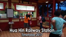 Hua Hin Railway Station Timetable 2017